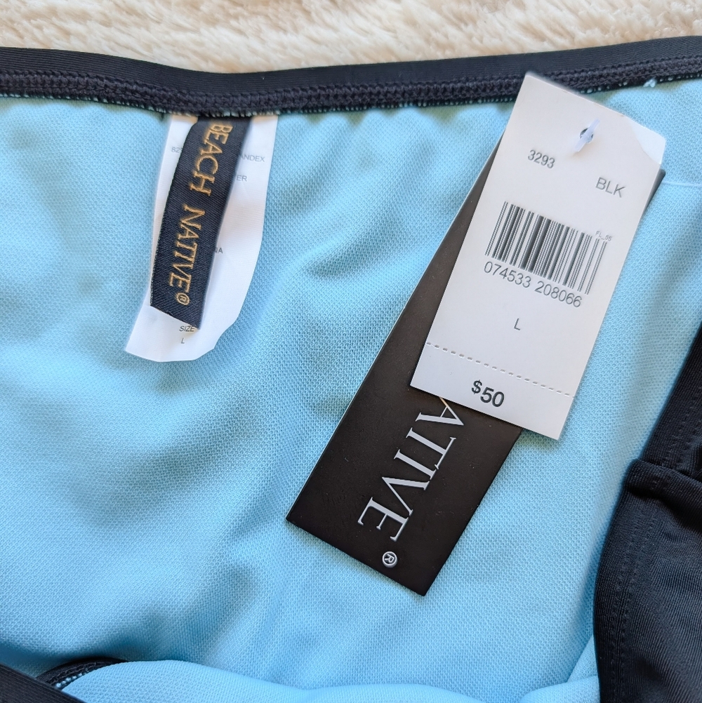 Beach Native Black Bikini Swim Bottoms - Picture 3 of 3